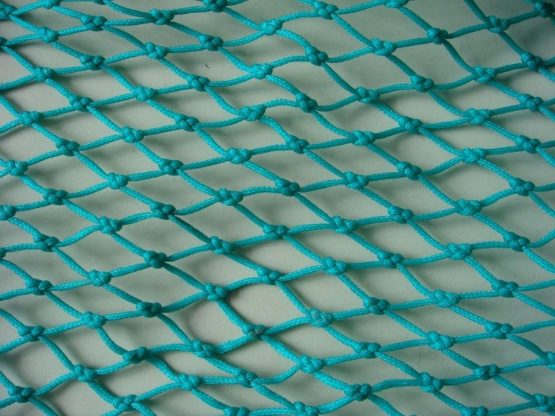 Braided Twine Knotted Fishing Net 编织式有结网